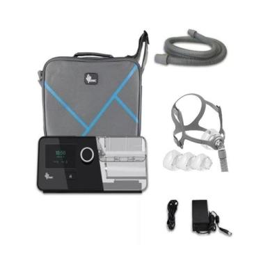 Imagem de Kit CPAP Auto G3 A20 com Umidificador e Máscara Nasal N5A (todos os ta