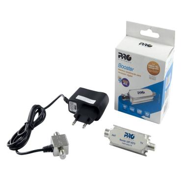 Imagem de Amplif. de radiofreq. p/ distrib. de sinais de telev. mini booster 26dB UHF LTE