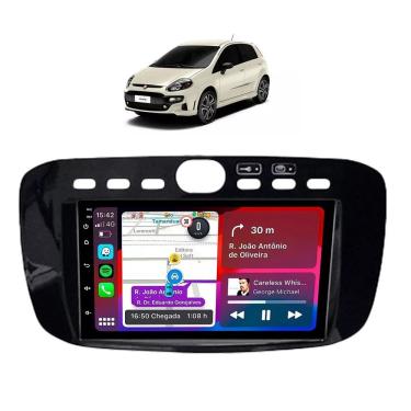 Imagem de Kit Multimídia Punto Linea 2013 / 2017 7 Pol CarPlay AndroidAuto - 708BR Roadstar