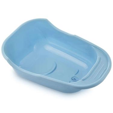 Imagem de Banheira Bebê Premium 34L Ergonômica Saboneteira Integrada Banho Confortável Infantil