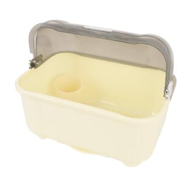 Imagem de Caixa de Secagem do Prato, Suporte Inferior do Secador do Prato do Furo de Drenagem da Grande Capacidade para a Cozinha