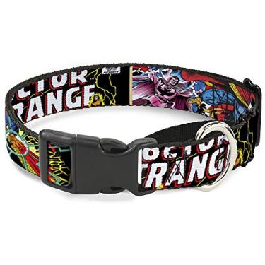 Imagem de Coleira para cachorro martingale clássico doutor estranho quadrinhos título 4 poses 40 a 58 cm 3,8 cm de largura