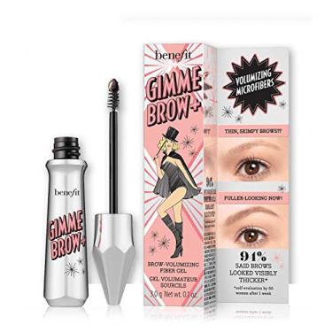 Imagem de Benefit Cosmetics Gimme Brow + Gel para Sobrancelhas Volumizante, 4.5 - Castanho Escuro Neutro, 1 Unidade