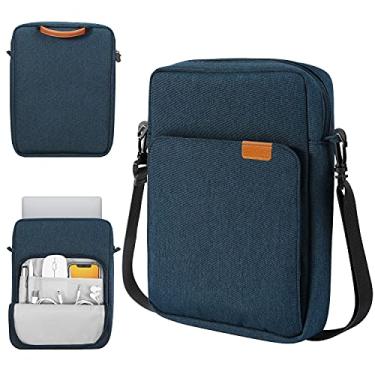 Imagem de TiMOVO Bolsa para tablet de 9 a 11 polegadas com alça de ombro para iPad Air M2/iPad Pro M4 2024, iPad 9/8/7th 10.2, iPad 10th 10.9, iPad Air 5/4th 10.9, Galaxy Tab S9/S8/A8/A9+, Índigo