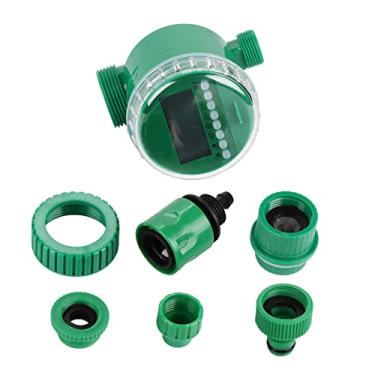 Imagem de Temporizador de Irrigação, Programas Multifuncionais de Controlador de Irrigação de Jardim LCD Digital Automático Temporizador de Irrigação Residencial Eletrônico para Jardim,