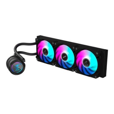 Imagem de Water Cooler Gigabyte Aorus 360, RGB, 360mm, AMD/Intel, Preto - GP-AOR