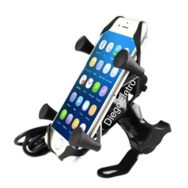 Imagem de Suporte de celular para moto motoboy entregador  - DiegoEletro