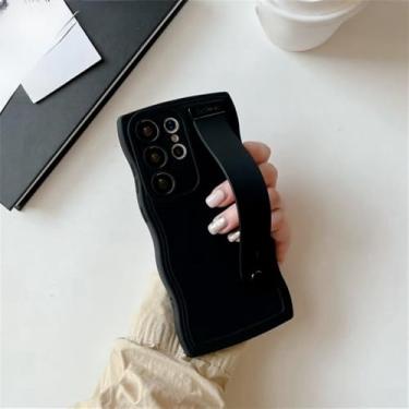 Imagem de Suporte de pulseira capa de telefone wave para OnePlus 9 Rt 11 11R 10R 9R 9RT 10T 8T 1 9 ACE Pro Nord N20 5G CE 2 Lite CE2Lite capa, pulseira preta, para Oneplus 9R