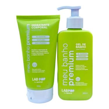 Imagem de Kit Labotrat LabPOP Meu Banho Premium Green Breeze - Gel de Banho 240m