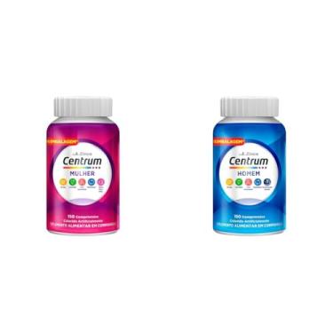 Imagem de Kit Centrum Mulher Essencials + Centrum Homem Suplemento Vitamínico