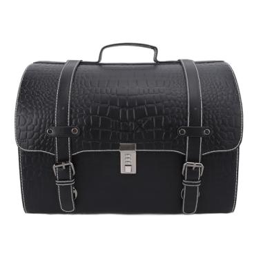 Imagem de Bolsa de Bagagem de Viagens de Motocicleta, 29,5L de Grande Capacidade Liberação Rápida Impermeabilização Bolsa de Cauda de Motocicleta Com Senha Bolsa de Viagem Traseira de