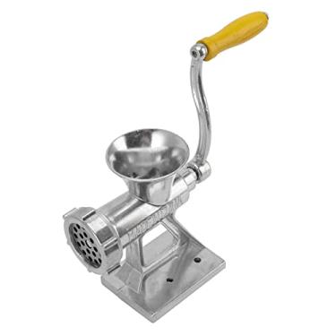 Imagem de Moedor de Carne Manual de Liga de Alumínio Akozon e Processador de Alimentos Multifuncional - Picador de Carne Com Manivela Tipo 46, Moedor e Recheio de Salsicha para Uso Doméstico
