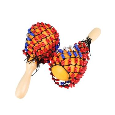 Imagem de Esquirla 2pcs Wood Maracas Musical Instrumento fácil de jogar martelos portáteis Hammers Hand Percussion for Concert Live KTV Birthday Holiday