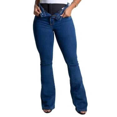 Imagem de Calça Jeans Sawary Super Lipo - 279538 - Azul médio 42-Feminino