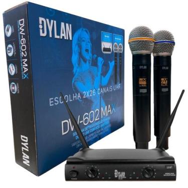 Imagem de Microfone Sem Fio Duplo Dylan Dw602 Max Atualizado 2025