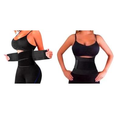 Imagem de Cinta Modela Reduz Abdômen Corretor Ajuste Postura Coluna Tamanho L - 