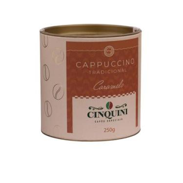 Imagem de CAPPUCCINO CINQUINI AROMA CARAMELO 250g - Café Ananias