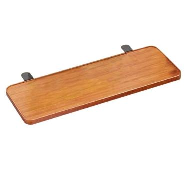 Imagem de Ioensy Bandeja de teclado de placa de prateleira de prateleira de mesa de mesa multifuncional para a mesa de expansão do braço de braço de mesa de computador, Cor Noz