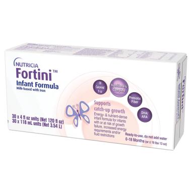 Imagem de Fórmula infantil Nutricia Fortini à base de leite 120 mL (pacote com 30)