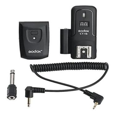 Imagem de Radio Flash Godox Ct-16 Tipo Ct-04 p/ Tocha Flash transmissor + receptor