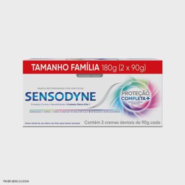 Imagem de Kit sensodyne creme dental proteção completa 90G com 2 unidades