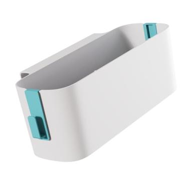 Imagem de Cabeceira pendurada na cesta organizadora organizadora de cabeceira com 2 ganchos prateleiras de cama de bebê suprimentos de dormitório para economia de espaço para crianças (Verde)