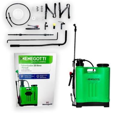 Imagem de Pulverizador Costal Manual 20L Menegotti Para Aplicação Defensivos Agr