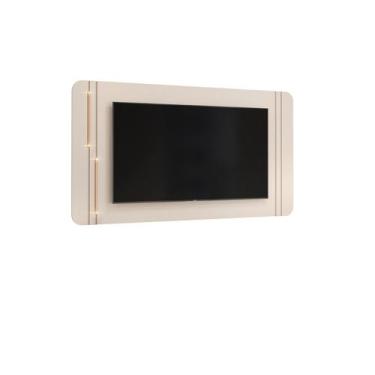 Imagem de Painel Suspenso MDF C/ Luminária Led Frisos Decorativos Sala Estar TV 