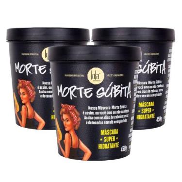 Imagem de Kit Máscara Tratamento Lola Morte Subita 450g - 3 Unidades - LOLA COSM