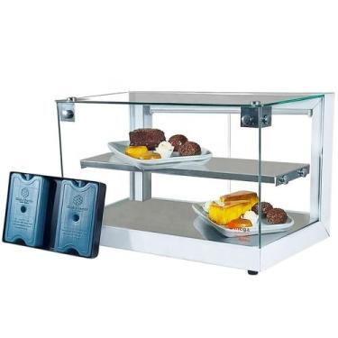 Imagem de B-VFD62 Vitrine fria Beta 62cm Branca Dupla - Com 12 Gelo-X - Bivolt -