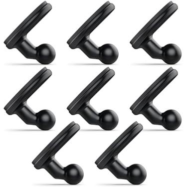 Imagem de Pacote com 8 suportes adesivos para câmera Garmin Dashcam – Suporte de para-brisa de baixo perfil para Garmin Dash Cam 45/46/47/55/56/57/X110/X210/X310