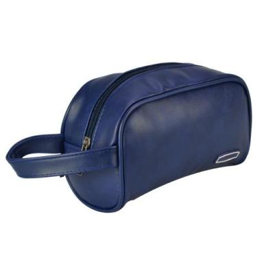 Imagem de Necessaire Masculina Frasqueira Viagem Classic Azul CBRN18765 - Commer