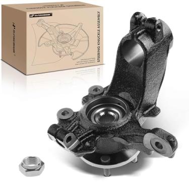 Imagem de A-Premium Junta de direção dianteira e conjunto de cubo de rolamento de roda compatível com Ford Focus 2012-2018, com 5-lug, lado direito do passageiro, substitui # CV6Z3K185A