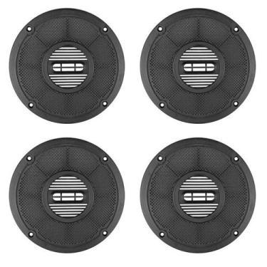 Imagem de 2 Pares Tela Plástica 6 Polegadas Grade Alto Falante Combo - PERMAK