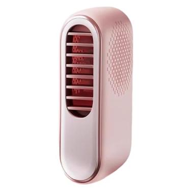 Imagem de Wswqop Velocidade do ventilador de mão ajustável para crianças meninas fãs fáceis de limpar a limpeza USB Fã portátil para viagem em casa viajando ao ar, Rosa