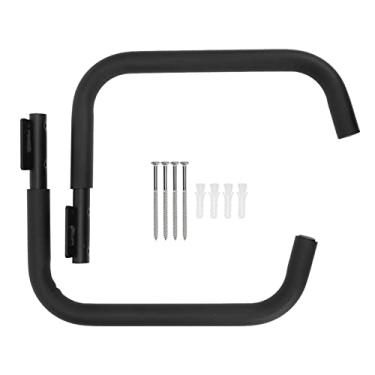 Imagem de Rack de montagem na parede de caiaque Munefe, placar de montagem na parede de surf, cabides de parede de caiaque, adequados para caiaques, pranchas de surf e outros pequenos barcos