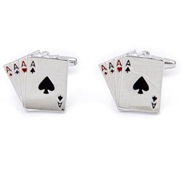 Imagem de Abotoaduras SS Poker Ace para homens