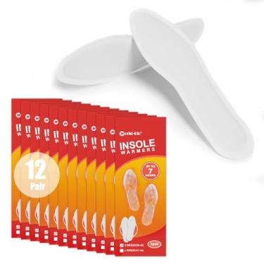 Imagem de World-Bio, palmilha descartável, polainas de pé 5/10/16/20/40 pares, pacote econômico – Fornece 12 horas mais aquecimento, aquecimento de longa duração, seguro natural, sem odor, ativado a ar, pacote quente para os dedos/mão/corpo, 12 Pairs foot warmers + 10 packs hand warmers