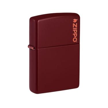 Imagem de Zippo Isqueiro de bolso clássico com logotipo Merlot