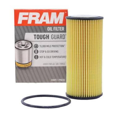 Imagem de FRAM Filtro de óleo de substituição Tough Guard TG11784 com SureGrip, projetado para trocas de óleo sintéticas e convencionais de fluxo total com intervalo de até 15 K milhas (pacote com 1)