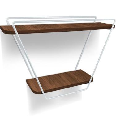 Imagem de Prateleira Nicho Industrial Arrow De Parede - branco/villandry