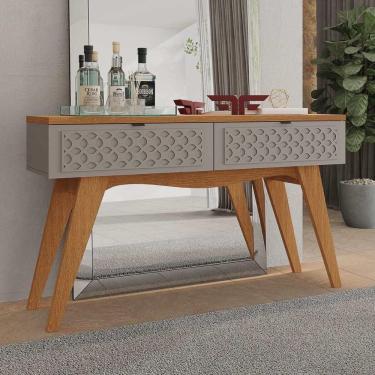 Imagem de Adega Bar Com 2 Portas Retrô 136cm Multimóveis Fendi