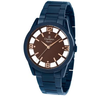 Imagem de Relógio Champion Feminino Azul Analógico Cn20882d