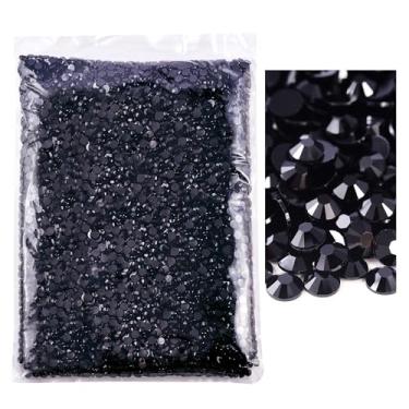 Imagem de BLINGINBOX 25.000 Peças De Strass Com Fundo Plano, Resina Sem Fixação A Quente, Grande Quantidade No Atacado Para Artesanato, Design Criativo Faça Você Mesmo, Roupas, Maquiagem, Arte Em Unhas (4 Mm
