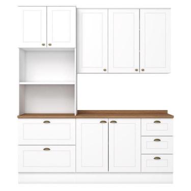 Imagem de Cozinha Modulada Americana 3 Peças com Torre Quente 2 Fornos - Móveis 