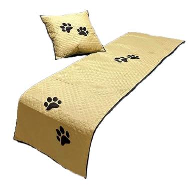 Imagem de Kit Peseira para Pet, Cama King, 3 Peças, Impermeável com Almofada, Avelã