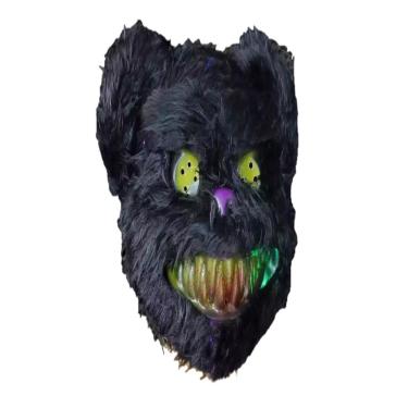 Imagem de Máscara Pelúcia Urso Led Terror Festa Halloween Fantasia
