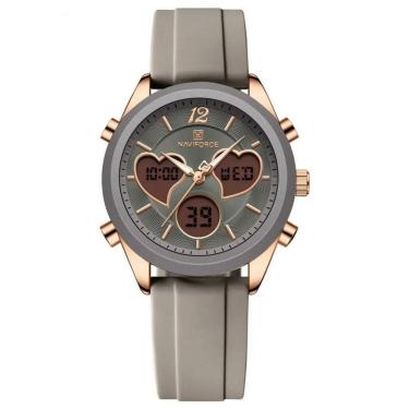 Imagem de Relógio de Pulso Feminino Digital Pulseira de Silicone Impermeavel design Coração