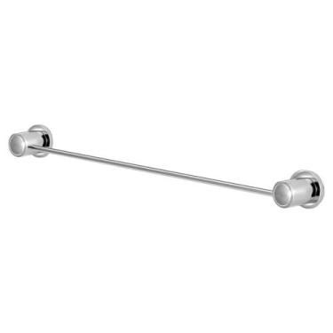 Imagem de Porta Toalha Barra Metal Cromado Banheiro Parede Luxo - TFC