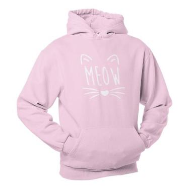 Imagem de Moletom Gatinho Meow Blusa De Frio Casaco Blusão Promoçã - Core Base, 